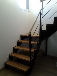 Escalier quart tournant 